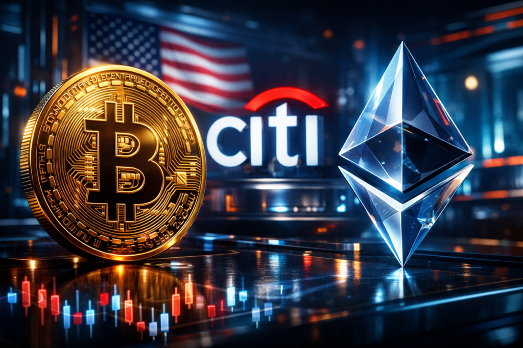 Citi senkt Kursziele für Bitcoin und Ethereum um bis zu 26 %