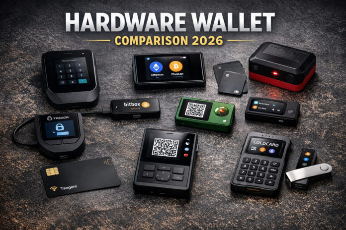 Best Hardware Wallet 2026: Hardware Wallet Test & Comparison