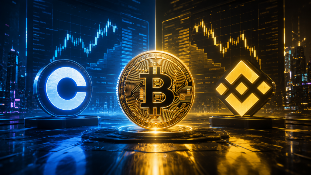 Coinbase vs Binance: Vergleich der führenden Kryptobörsen