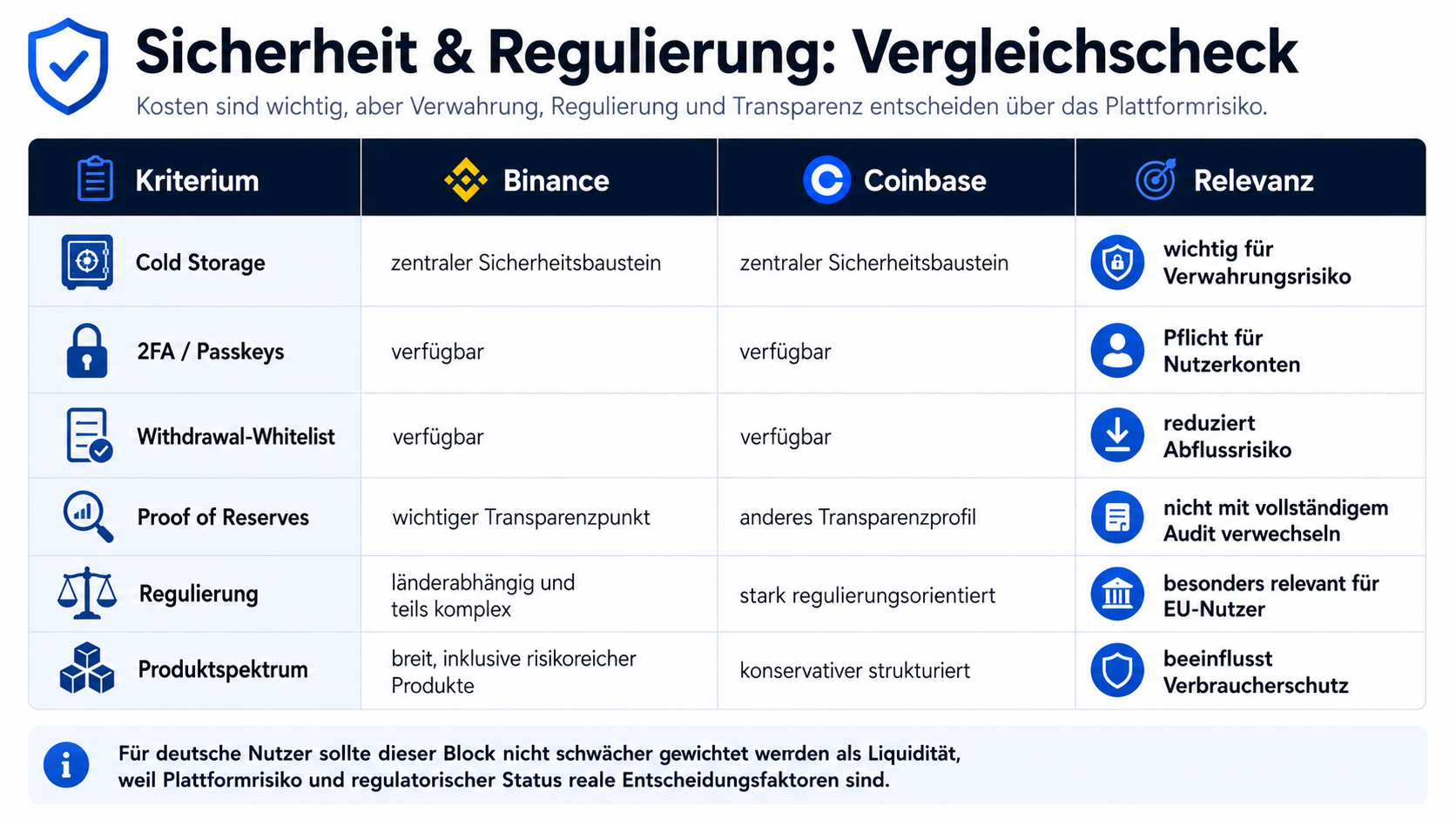 Coinbase vs Binance: Sicherheit und Regulierung